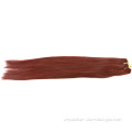 Red Color Indian Remy Human Hair Weaving